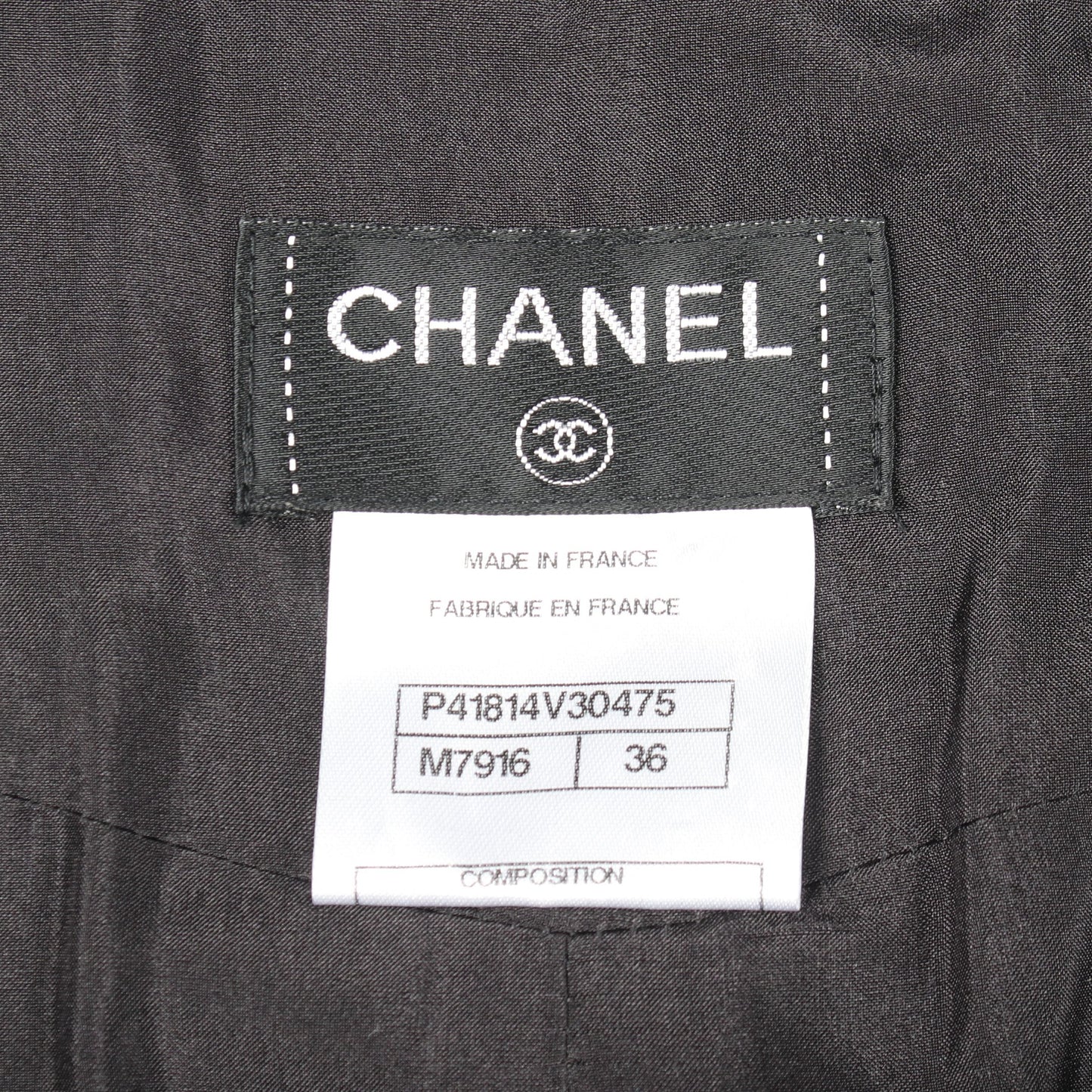 ココマークボタン チェック スカート ウール ブラック グレー シャネル ボトムス CHANEL