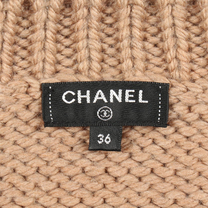 ケーブル ニット ウール ブラウン ブラック シャネル トップス CHANEL