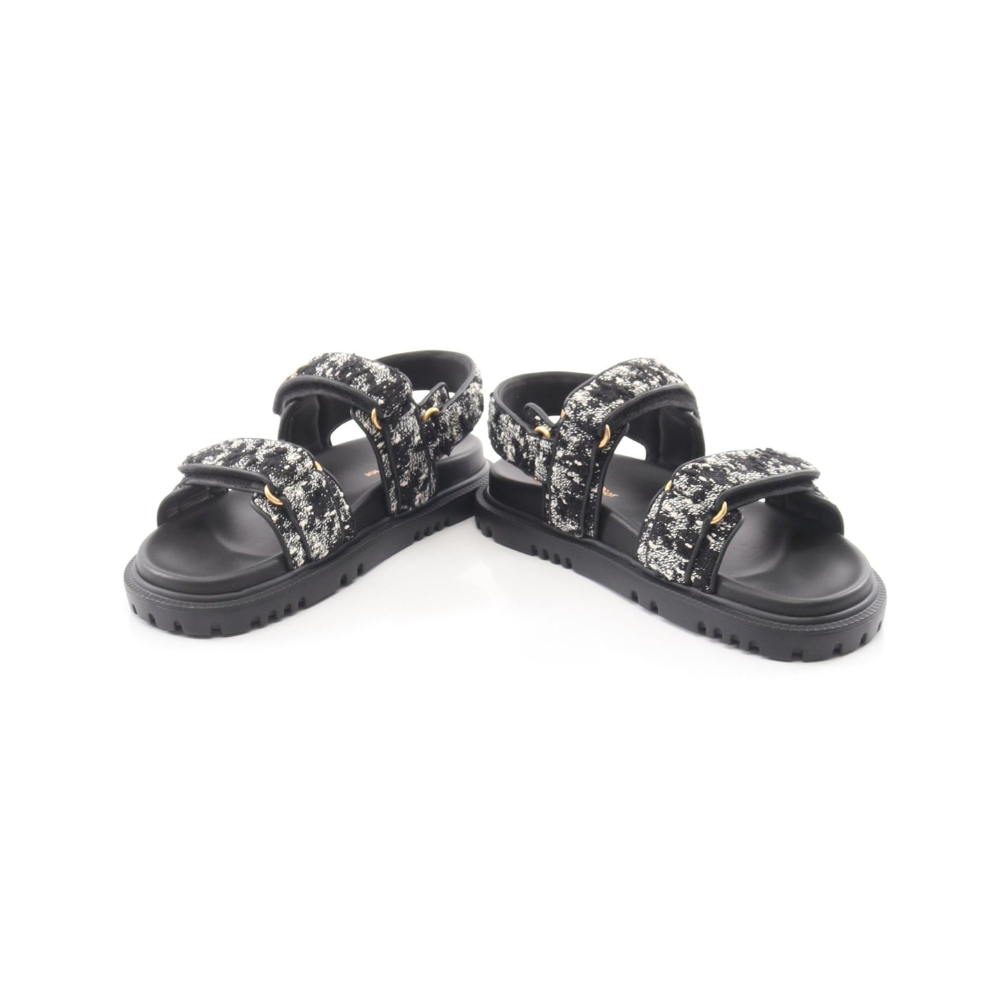 DIORACT ディオールアクト サンダル ツイード ブラック クリスチャンディオール シューズ Christian Dior
