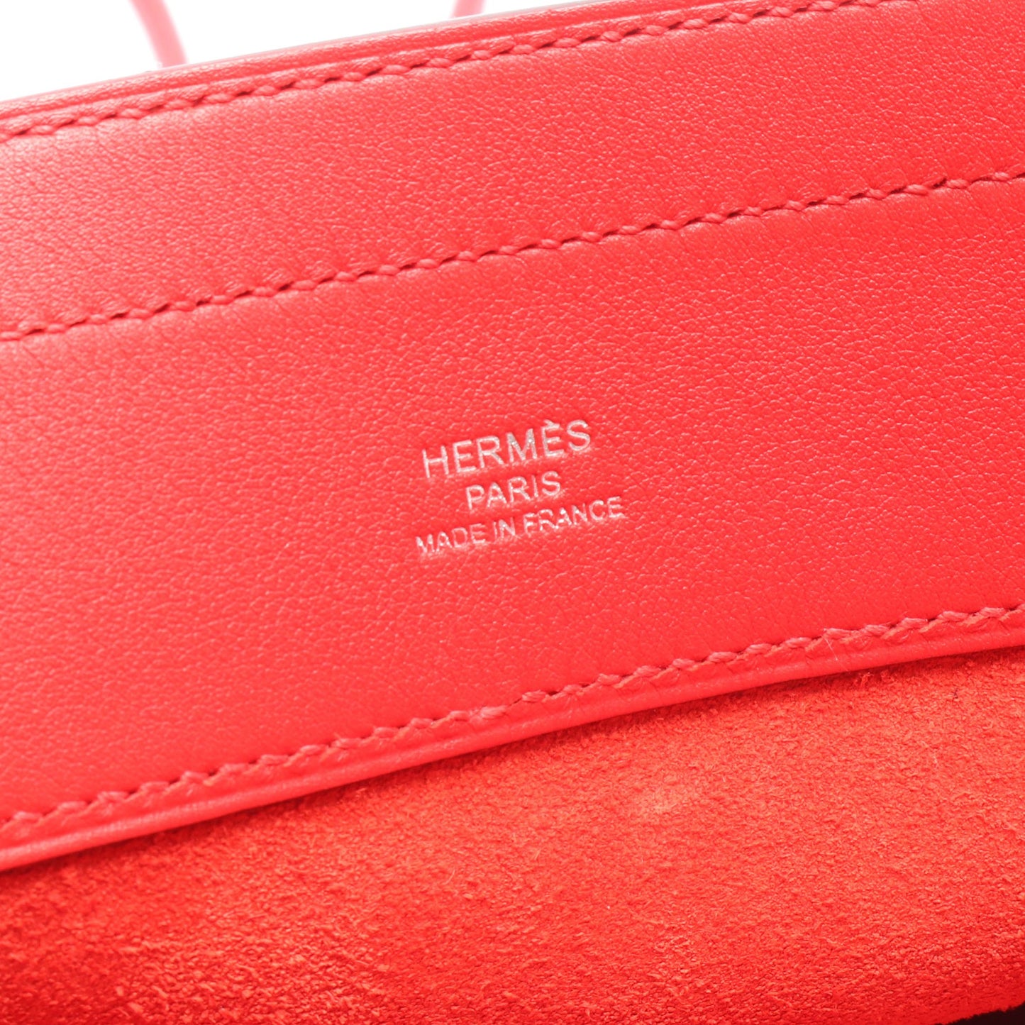 サック アリーヌ ミニ ルージュクー ショルダーバッグ ヴォースイフト レッド シルバー金具 D刻印 エルメス バッグ HERMES