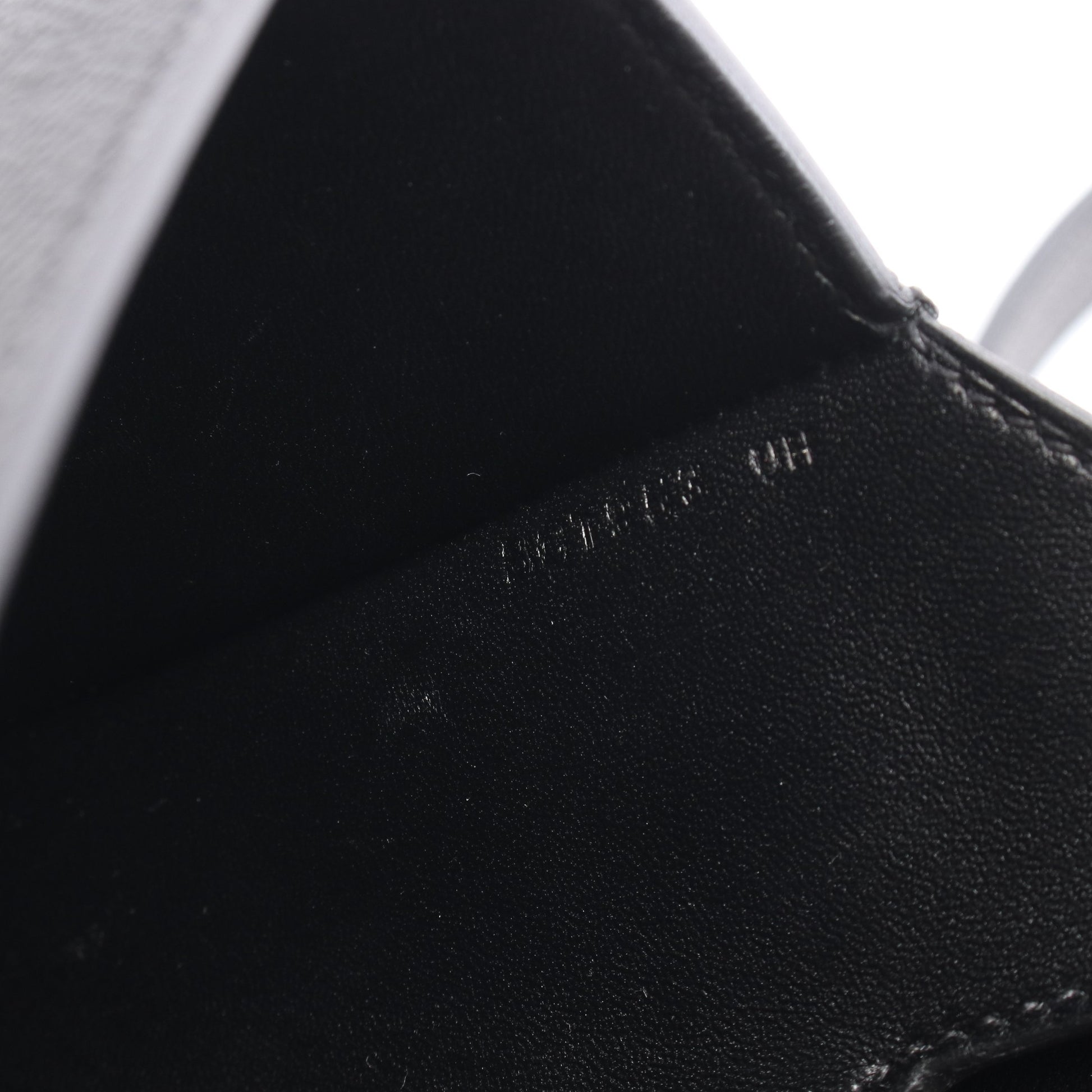 デッラ カヴァッレリア ミニ ショルダーバッグ ヴォーエプソン ブラック シルバー金具 B刻印 エルメス バッグ HERMES