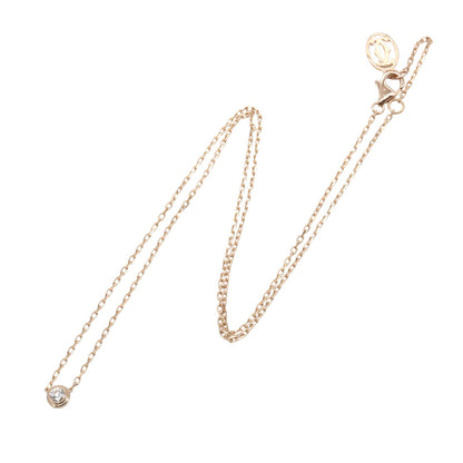 ダムール SM ネックレス ネックレス K18PG ダイヤモンド ピンクゴールド クリア カルティエ アクセサリー Cartier