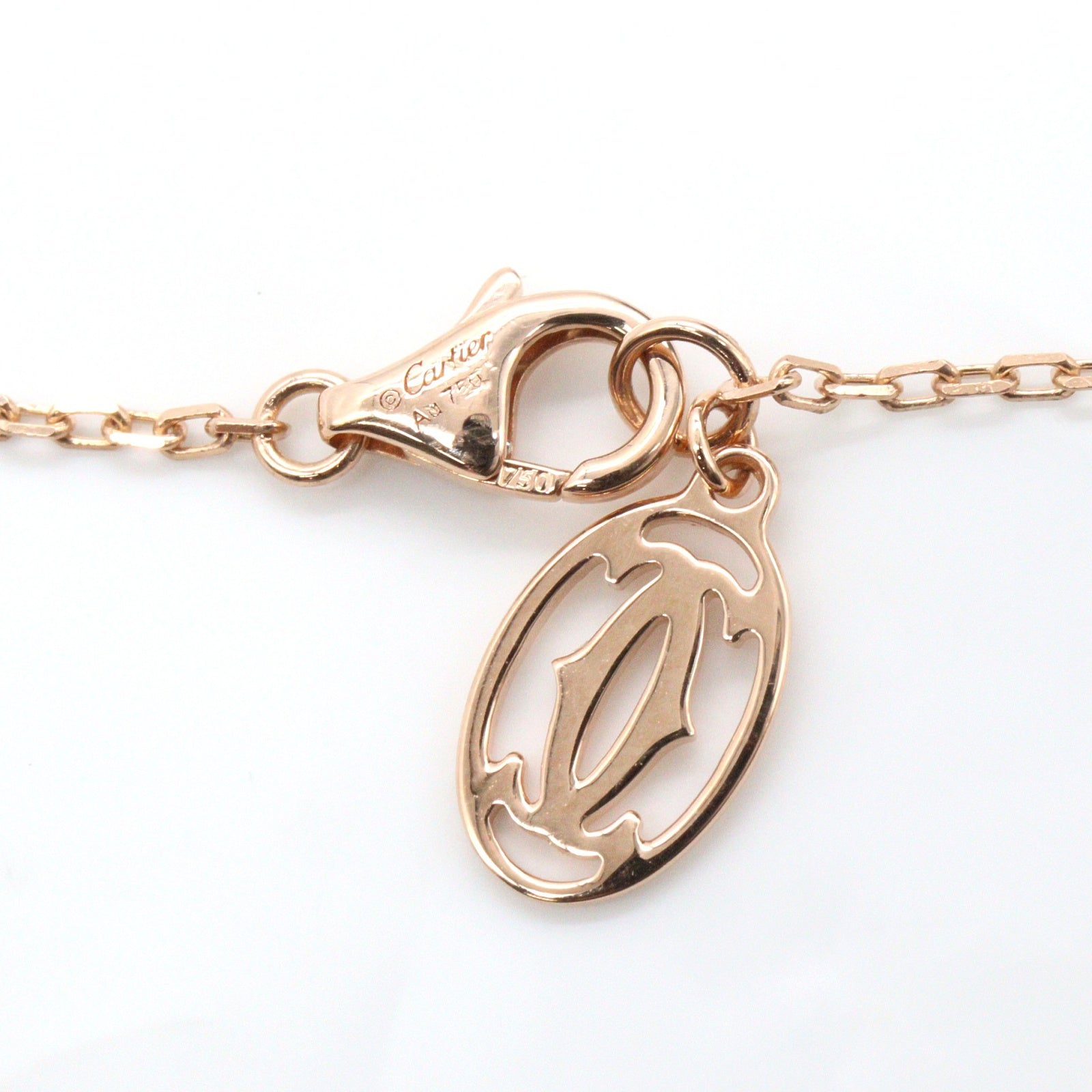 ダムール SM ネックレス ネックレス K18PG ダイヤモンド ピンクゴールド クリア カルティエ アクセサリー Cartier