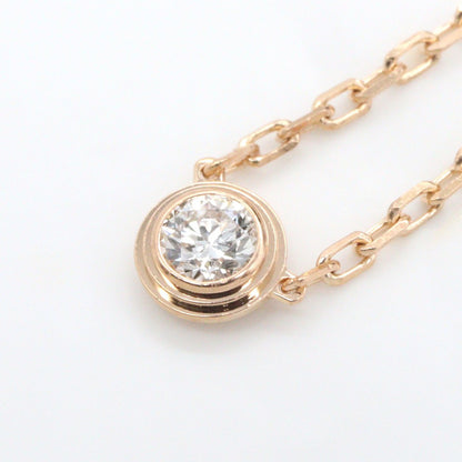 ダムール SM ネックレス ネックレス K18PG ダイヤモンド ピンクゴールド クリア カルティエ アクセサリー Cartier