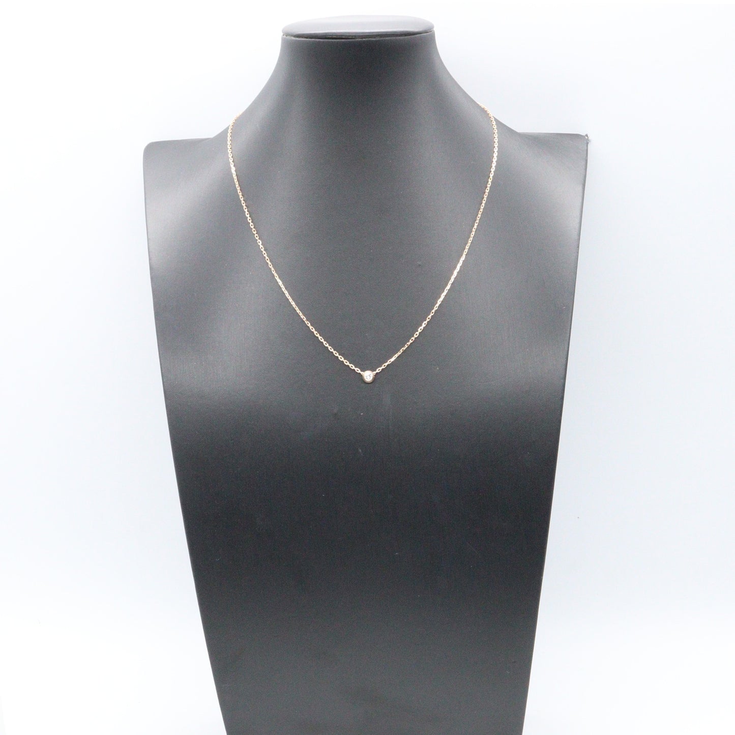 ダムール SM ネックレス ネックレス K18PG ダイヤモンド ピンクゴールド クリア カルティエ アクセサリー Cartier