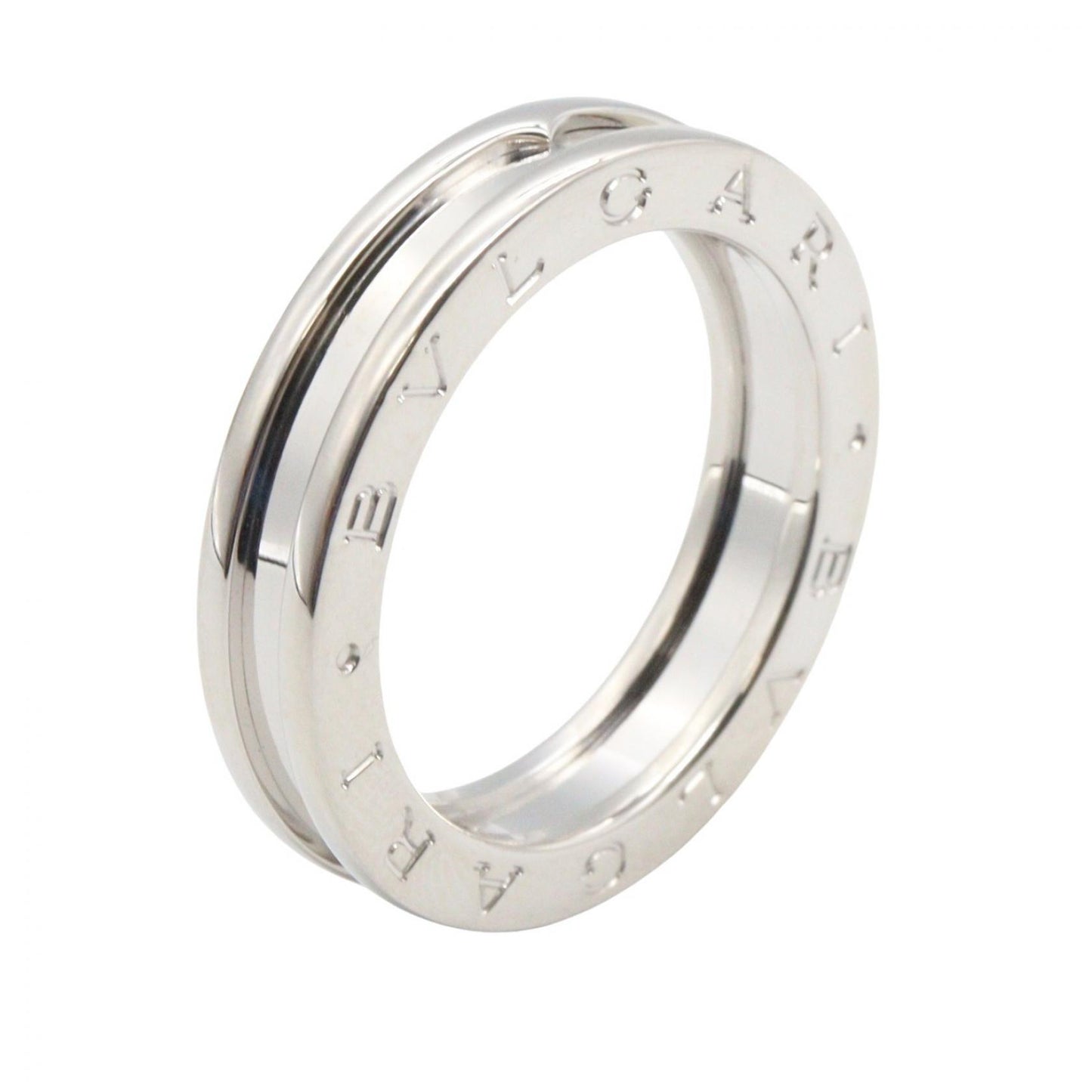 B-zero1 ビーゼロワン 1バンド リング リング 指輪 K18WG ホワイトゴールド ブルガリ アクセサリー BVLGARI