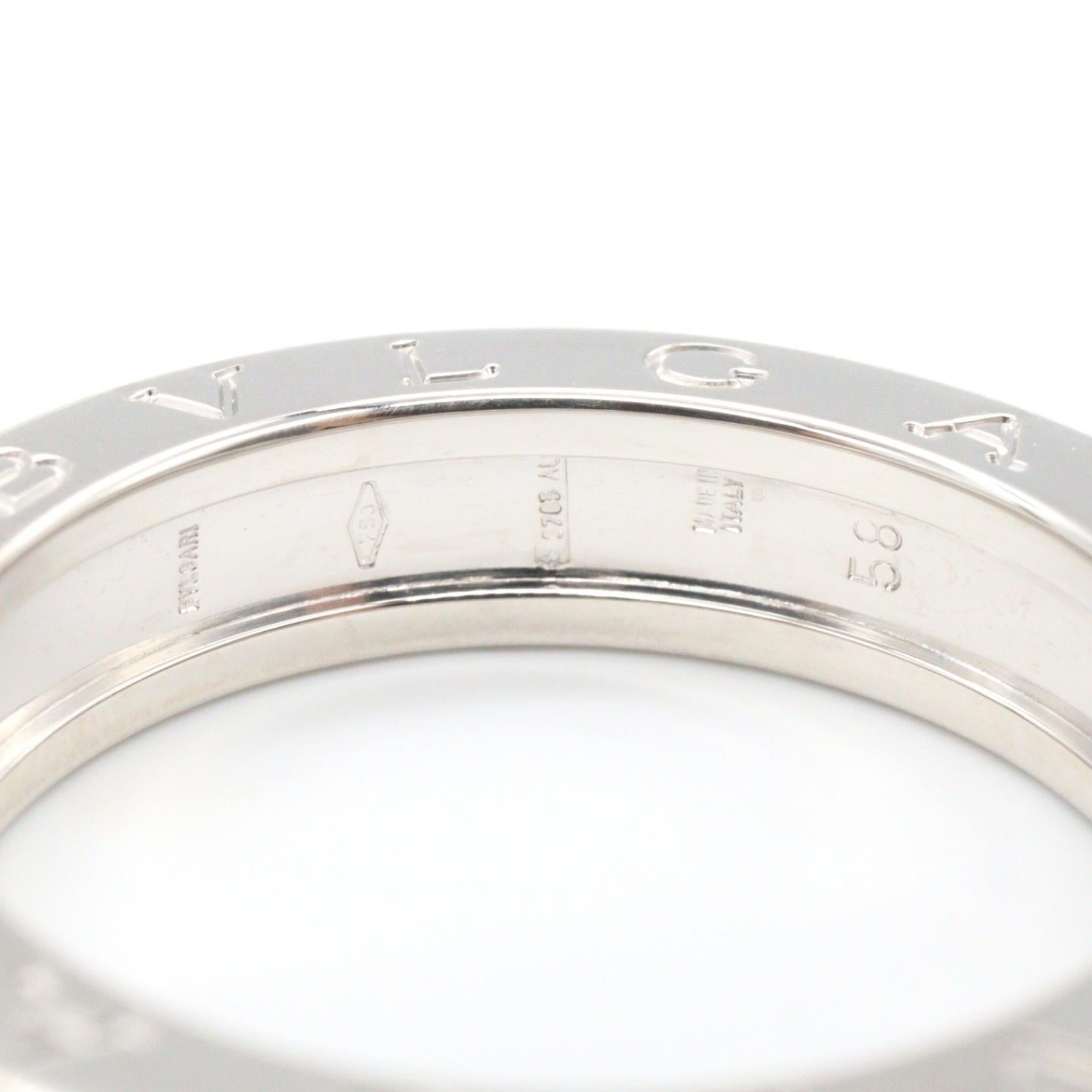 B-zero1 ビーゼロワン 1バンド リング リング 指輪 K18WG ホワイトゴールド ブルガリ アクセサリー BVLGARI