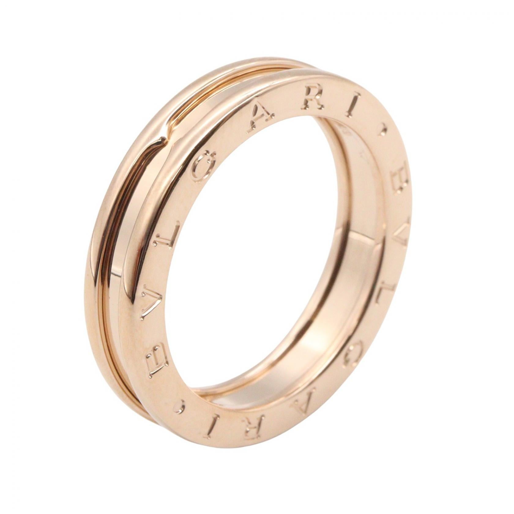 B-zero1 ビーゼロワン リング 1バンド リング 指輪 K18PG ピンクゴールド ブルガリ アクセサリー BVLGARI