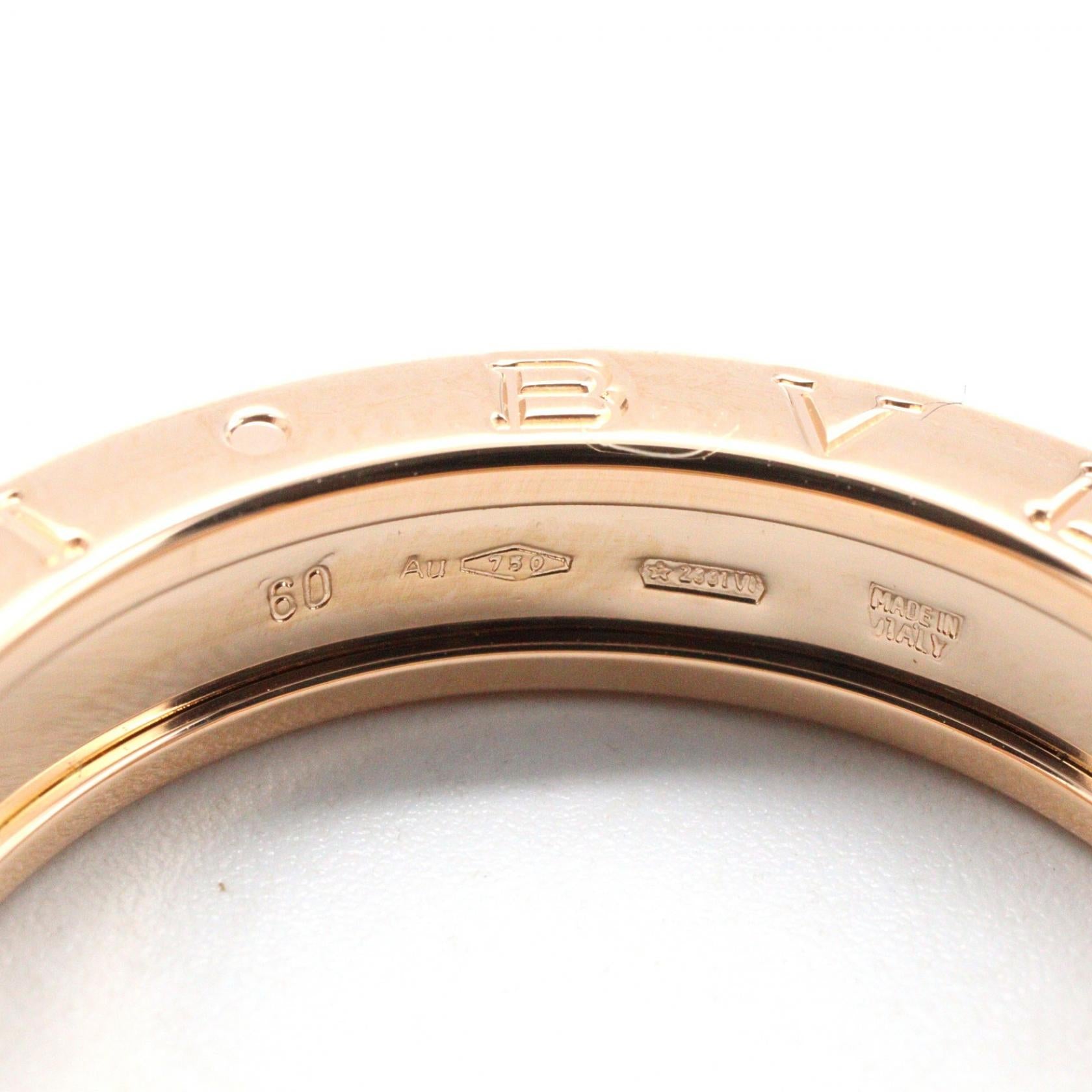 B-zero1 ビーゼロワン リング 1バンド リング 指輪 K18PG ピンクゴールド ブルガリ アクセサリー BVLGARI