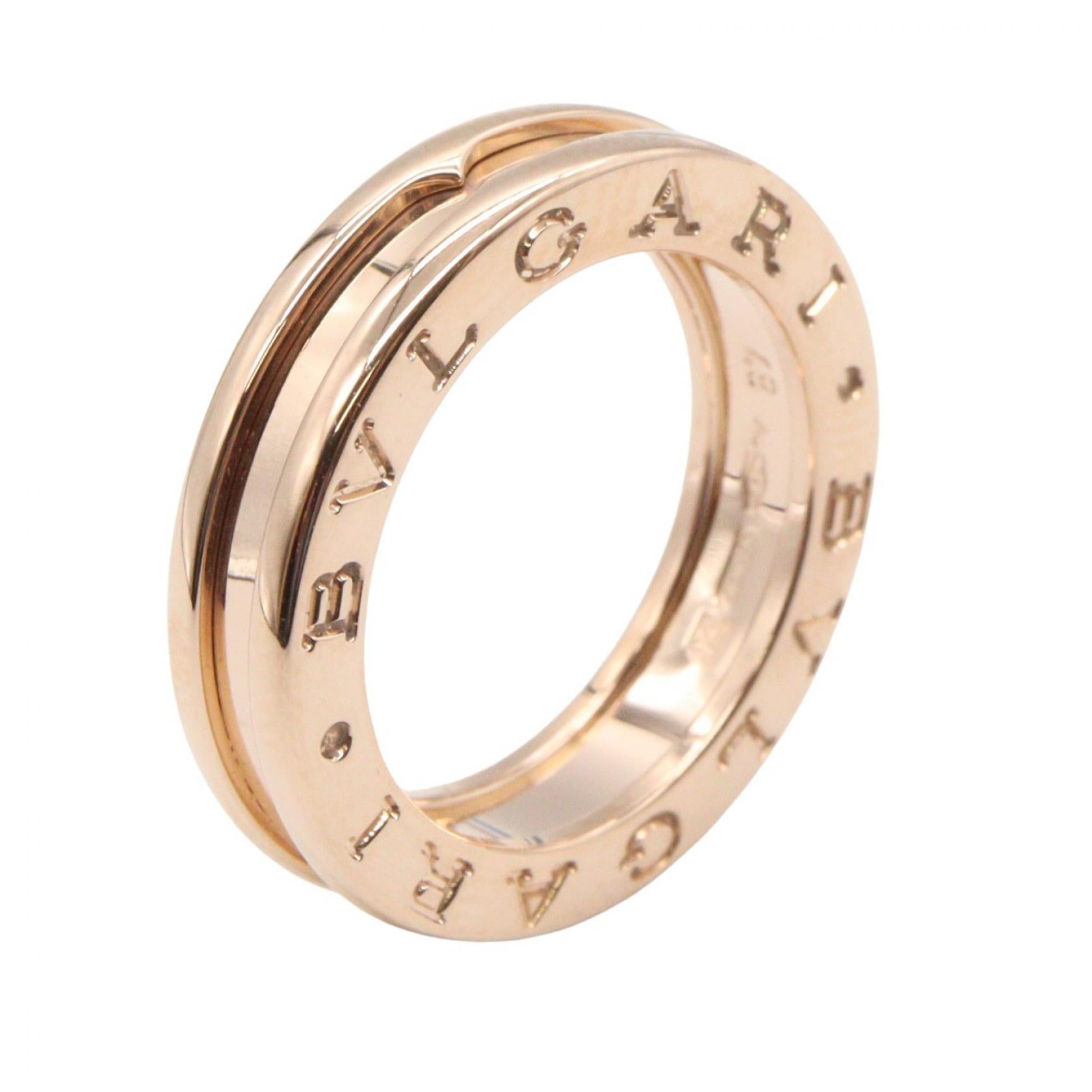 B-zero1 ビーゼロワン リング 1バンド リング 指輪 K18PG ピンクゴールド ブルガリ アクセサリー BVLGARI