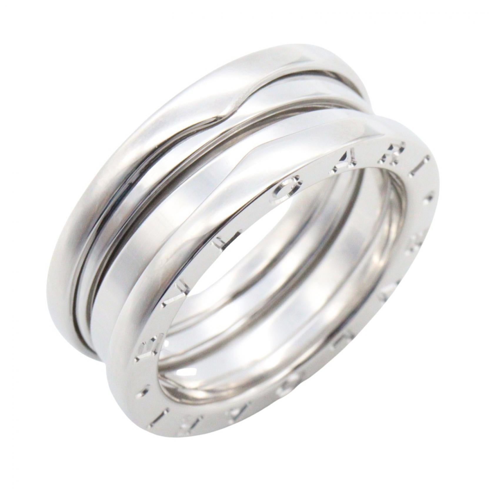 B-zero1 ビーゼロワン リング 3バンド リング 指輪 K18WG ホワイトゴールド ブルガリ アクセサリー BVLGARI