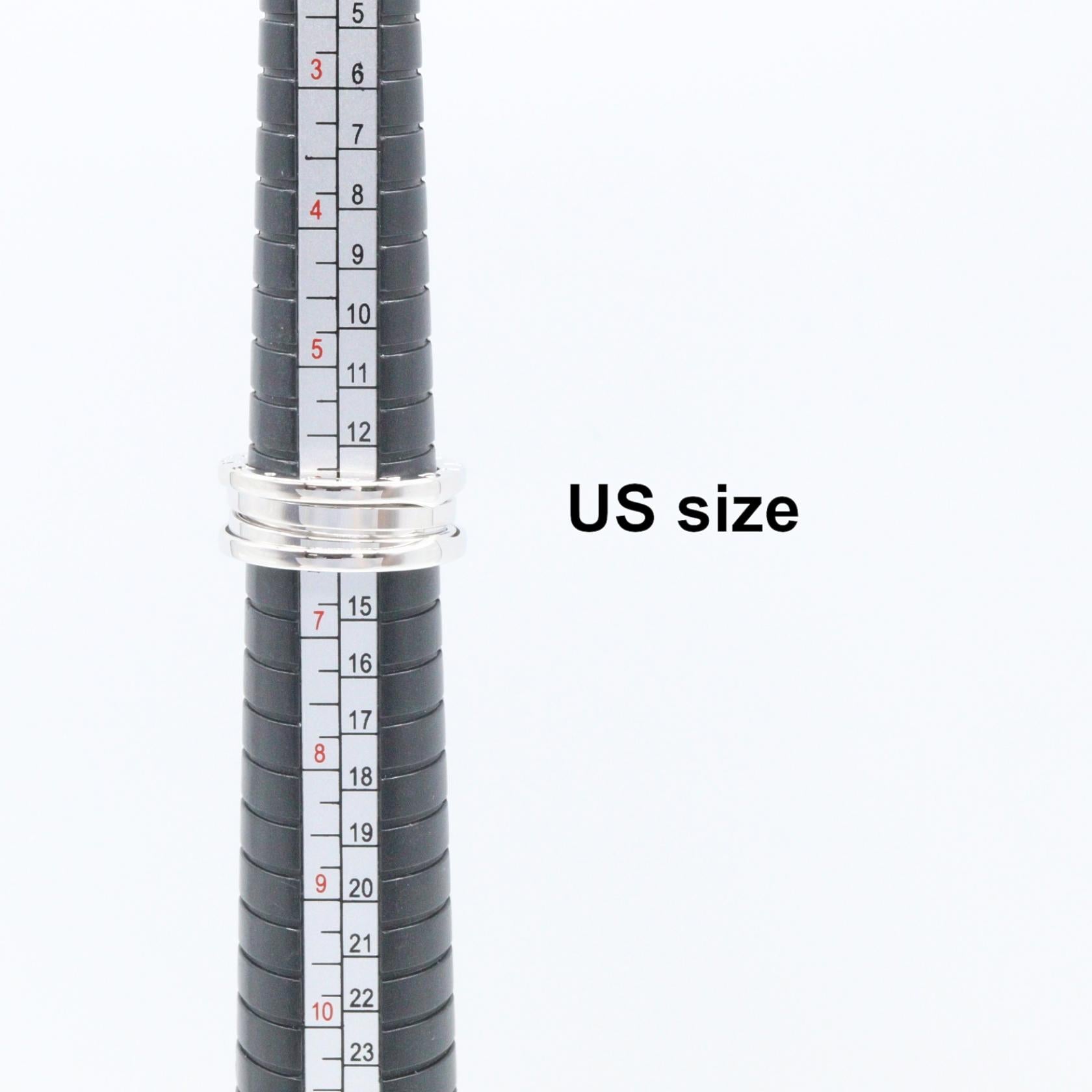 B-zero1 ビーゼロワン リング 3バンド リング 指輪 K18WG ホワイトゴールド ブルガリ アクセサリー BVLGARI