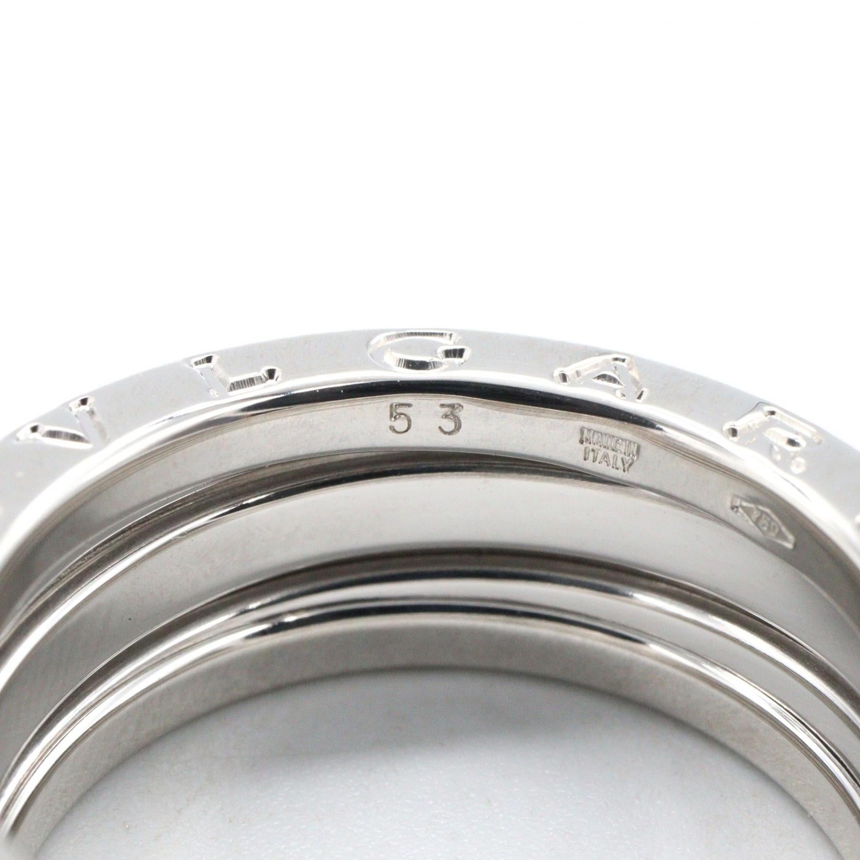 B-zero1 ビーゼロワン リング 3バンド リング 指輪 K18WG ホワイトゴールド ブルガリ アクセサリー BVLGARI