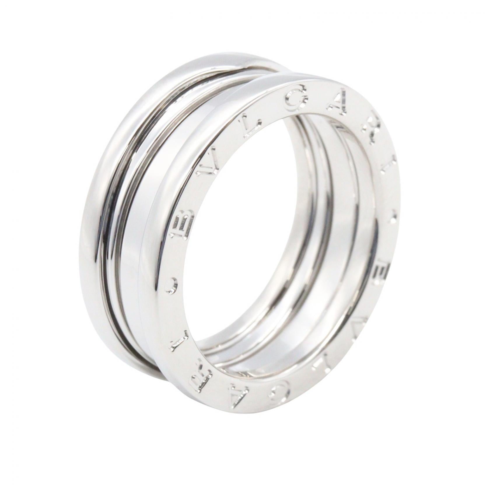 B-zero1 ビーゼロワン リング 3バンド リング 指輪 K18WG ホワイトゴールド ブルガリ アクセサリー BVLGARI