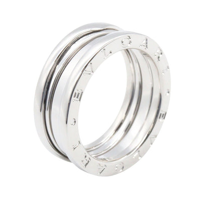 B-zero1 ビーゼロワン リング 3バンド リング 指輪 K18WG ホワイトゴールド ブルガリ アクセサリー BVLGARI
