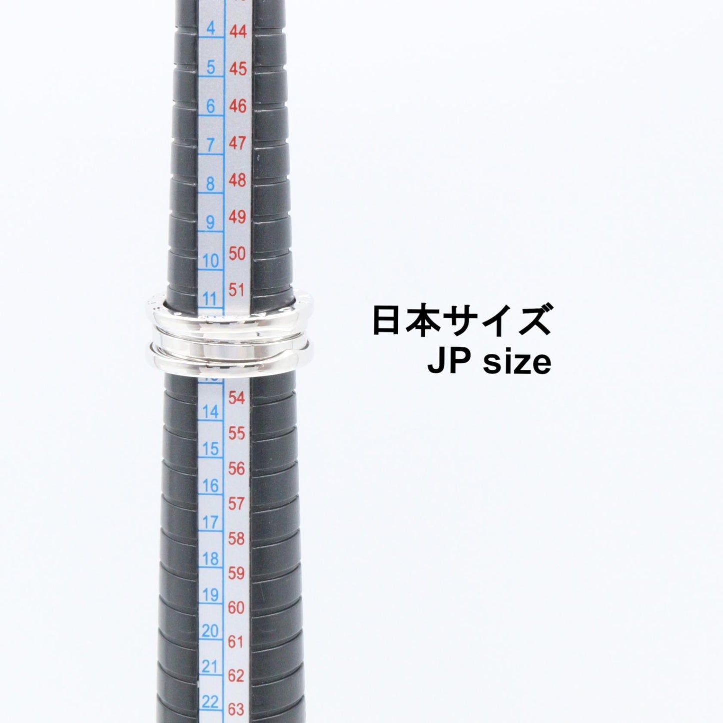 B-zero1 ビーゼロワン リング 3バンド リング 指輪 K18WG ホワイトゴールド ブルガリ アクセサリー BVLGARI