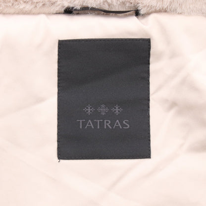 YUMOLA ユモラ エコファー フード付き ブルゾン グレーベージュ タトラス アウター TATRAS