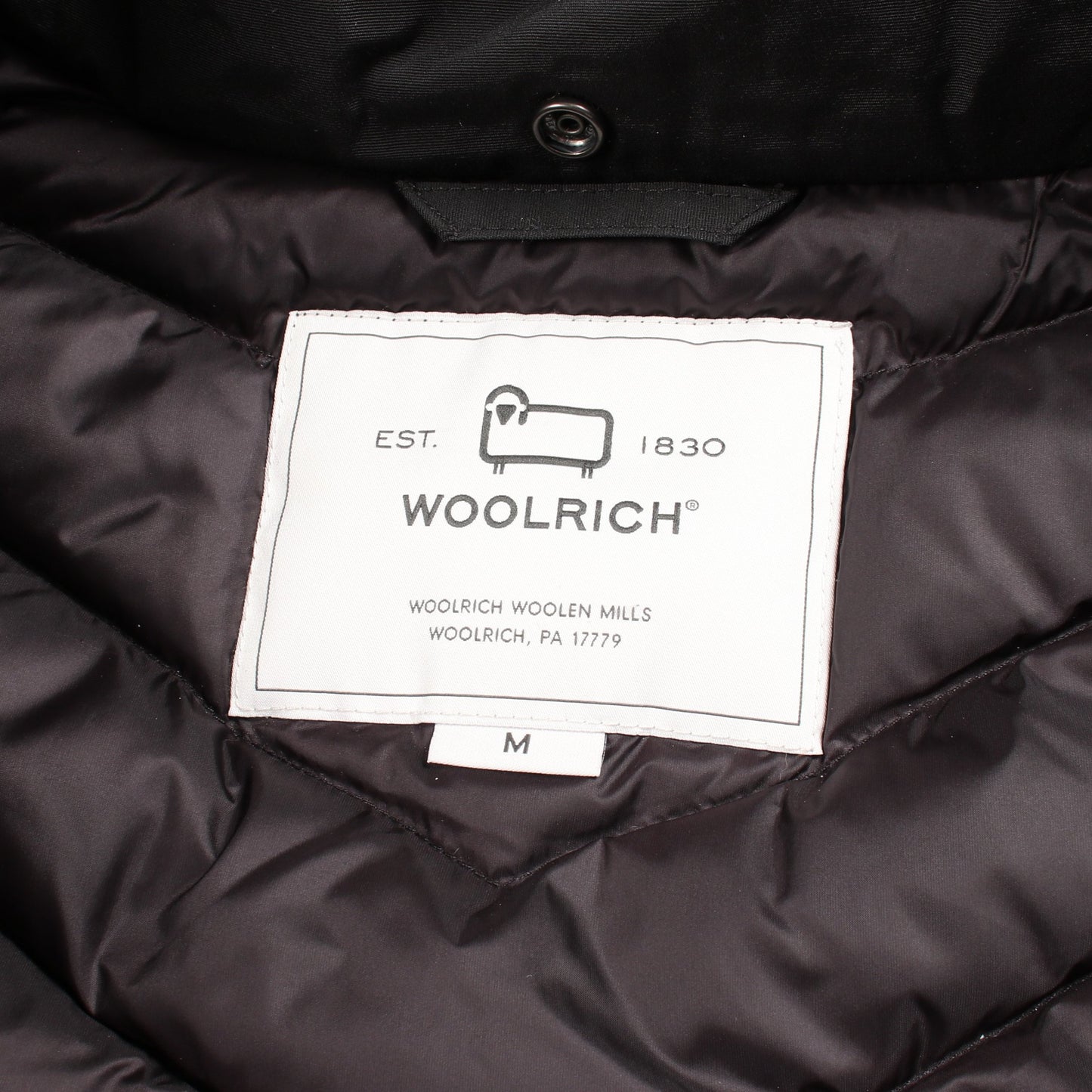 ダウンコート コットン ブラック ウールリッチ アウター WOOLRICH