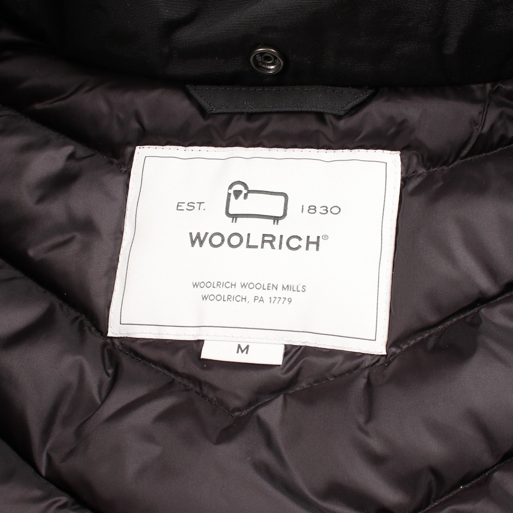 ダウンコート コットン ブラック ウールリッチ アウター WOOLRICH