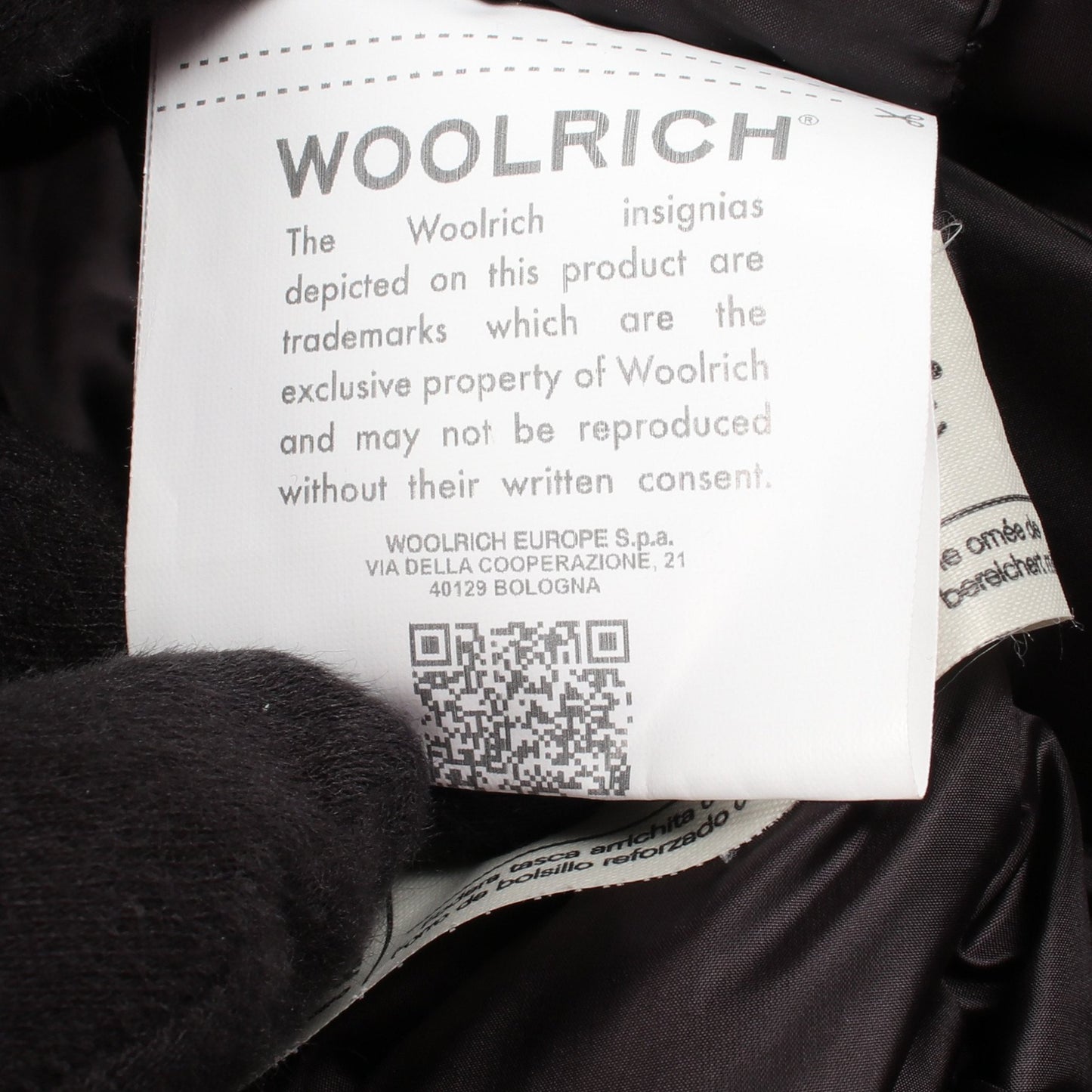 ダウンコート コットン ブラック ウールリッチ アウター WOOLRICH