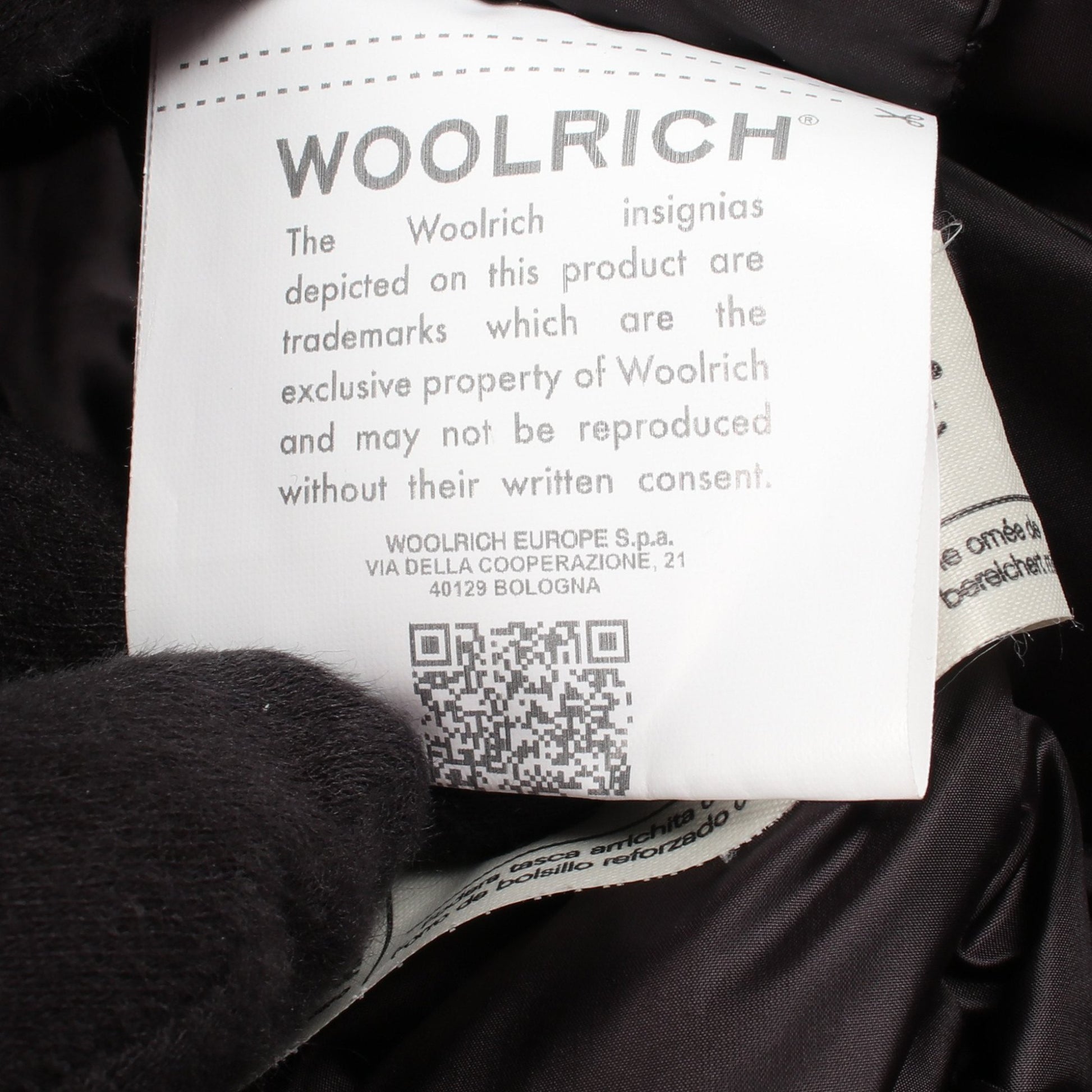 ダウンコート コットン ブラック ウールリッチ アウター WOOLRICH