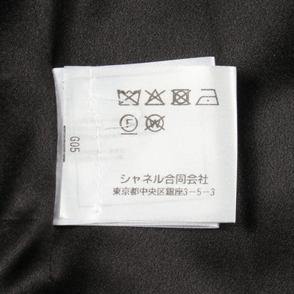 ココマークボタン ピーコート ウール カシミヤ ブラック シャネル アウター CHANEL