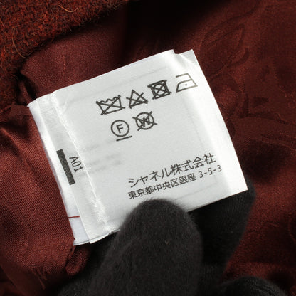 ココマークボタン ツイード ジャケット ウール ブラウン シャネル