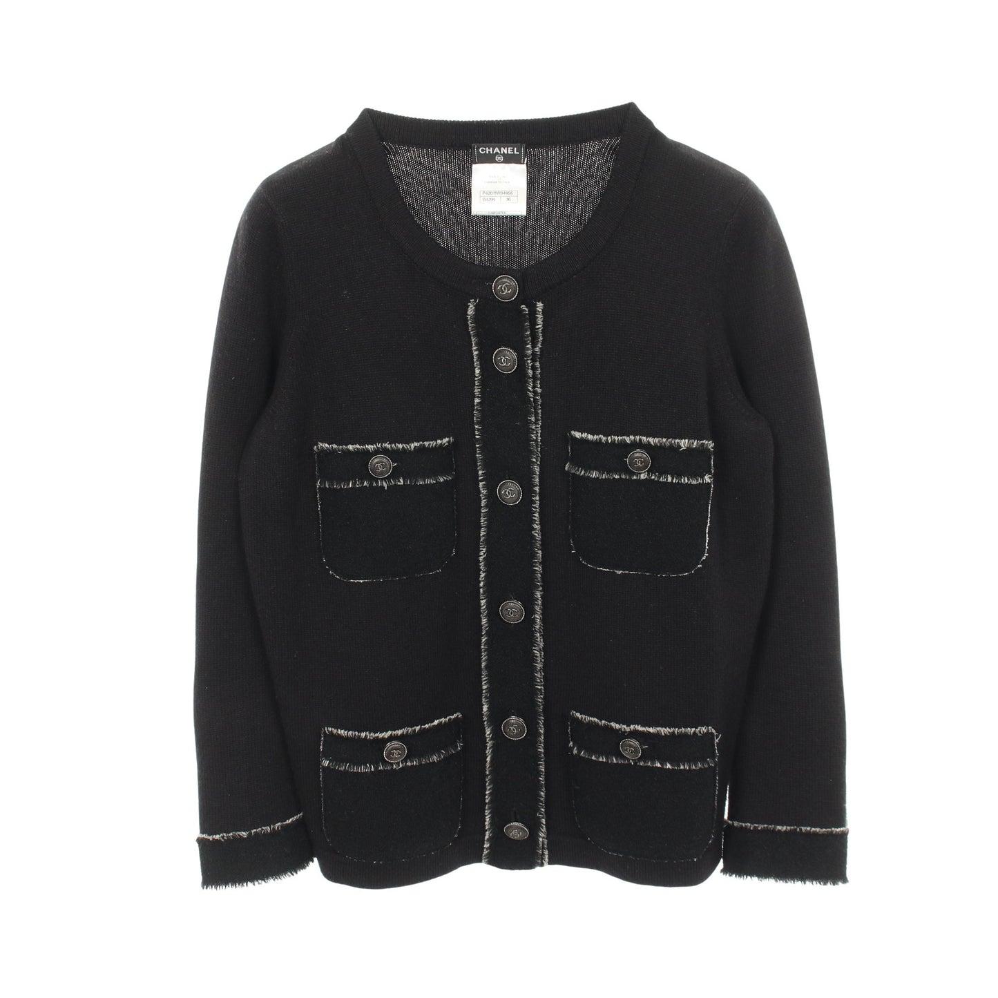 ココマーク カーディガン カシミヤ ブラック シャネル トップス CHANEL