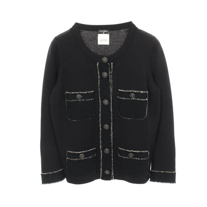 ココマーク カーディガン カシミヤ ブラック シャネル トップス CHANEL
