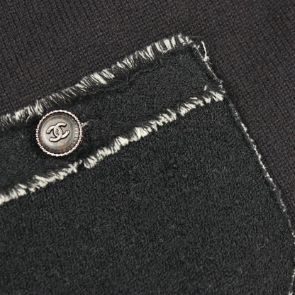 ココマーク カーディガン カシミヤ ブラック シャネル トップス CHANEL