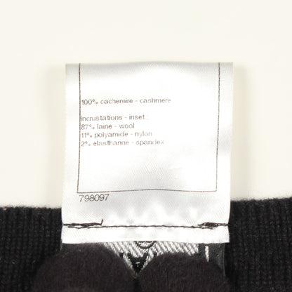 ココマーク カーディガン カシミヤ ブラック シャネル トップス CHANEL