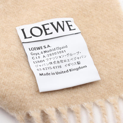 アナグラム バイカラー スカーフ マフラー ウール カシミヤ ベージュ アイボリー ロエベ 財布・小物 LOEWE