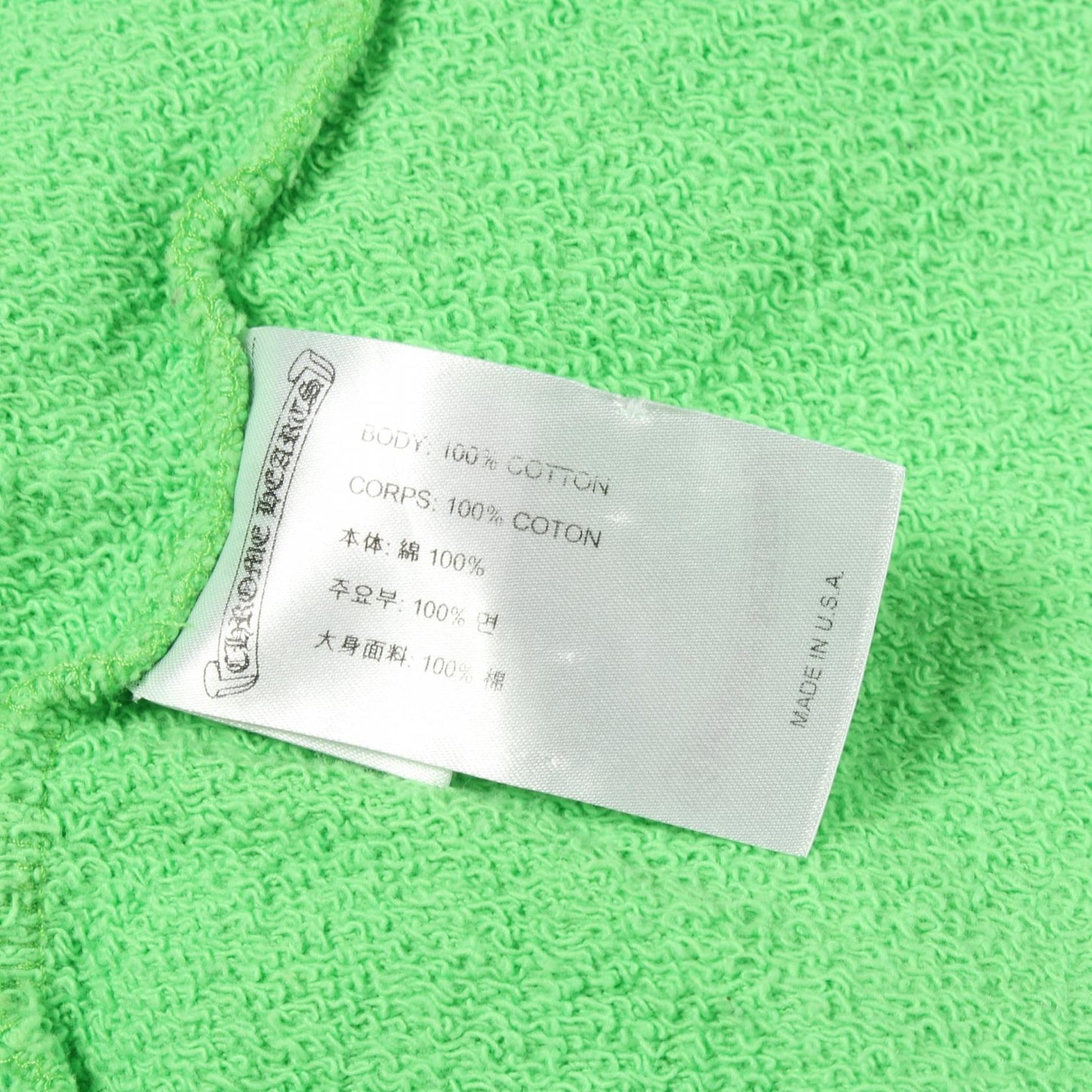 MATTY BOY SEX RECORDS プルオーバーパーカー コットン イエローグリーン マルチカラー クロムハーツ トップス Chrome Hearts