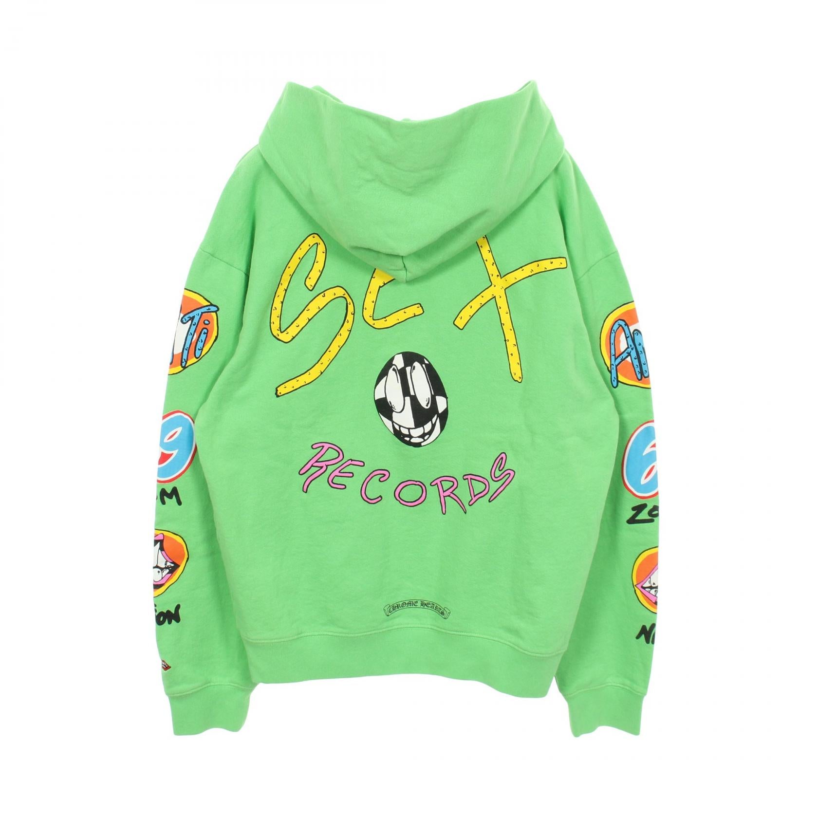 MATTY BOY SEX RECORDS プルオーバーパーカー コットン イエロー