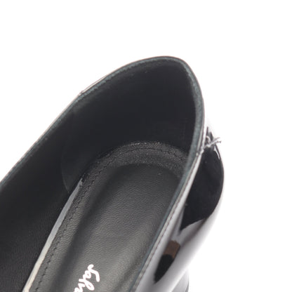 パンプス エナメルレザー ブラック サルヴァトーレフェラガモ シューズ Salvatore Ferragamo
