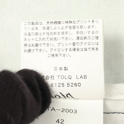 TOLQ Archives × Yutaka F 転写ペイント デニムジャケット コットン インディゴブルー トルク アーカイブ アウター TOLQ Archives