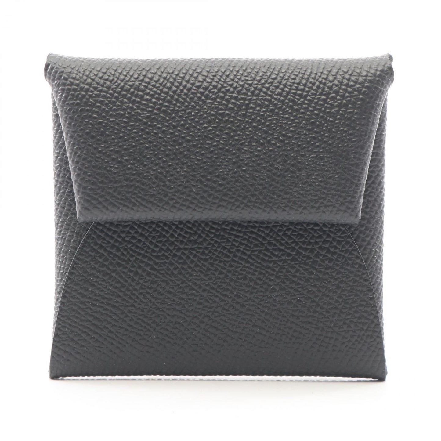 バスティア コインケース ヴォーエプソン ブラック シルバー金具 W刻印 エルメス 財布・小物 HERMES