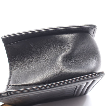 ボーイシャネル スモール チェーンショルダーバッグ ラムスキン ブラック ゴールド金具 シャネル バッグ CHANEL