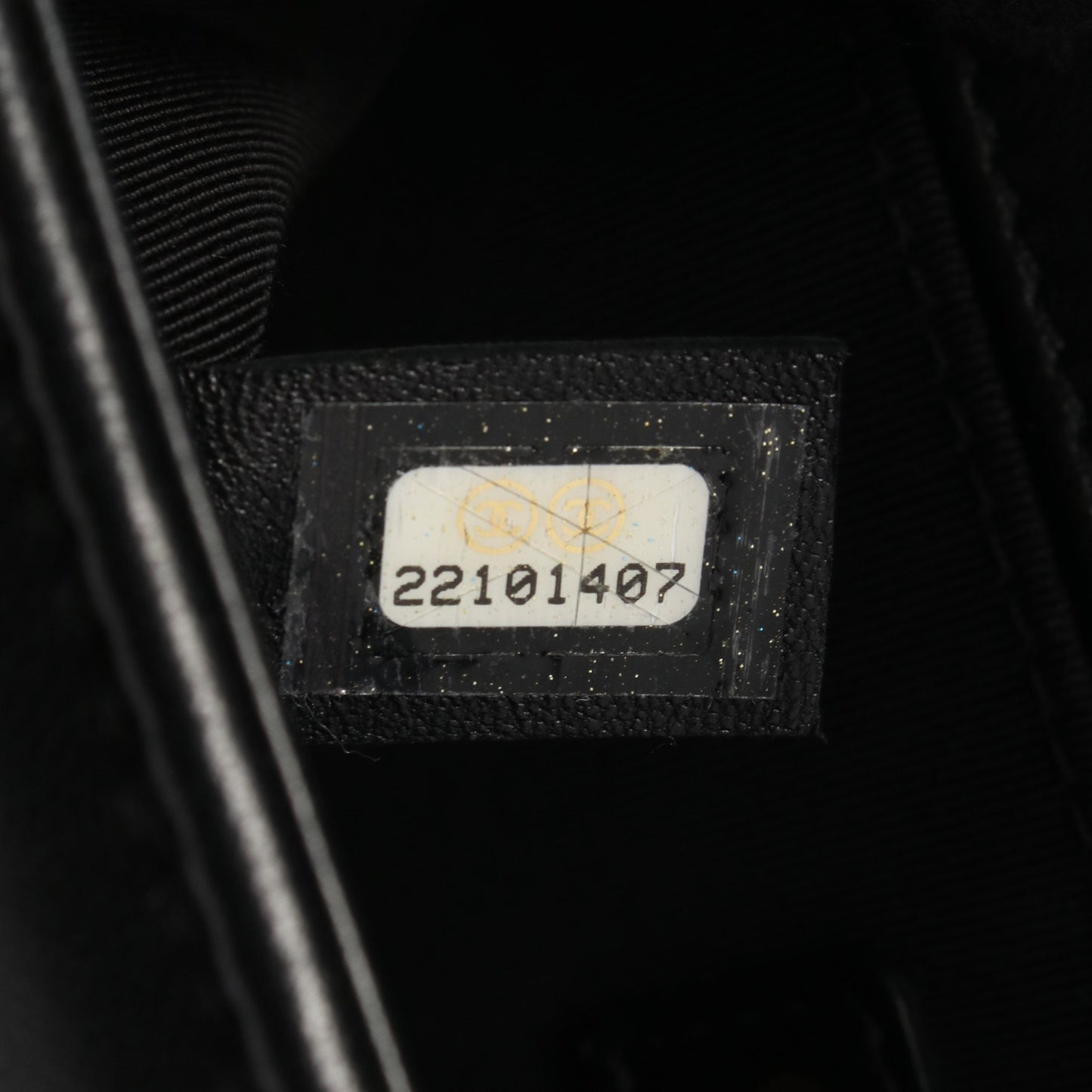 ボーイシャネル スモール チェーンショルダーバッグ ラムスキン ブラック ゴールド金具 シャネル バッグ CHANEL