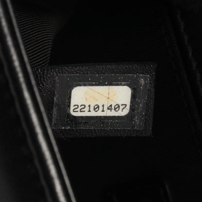 ボーイシャネル スモール チェーンショルダーバッグ ラムスキン ブラック ゴールド金具 シャネル バッグ CHANEL
