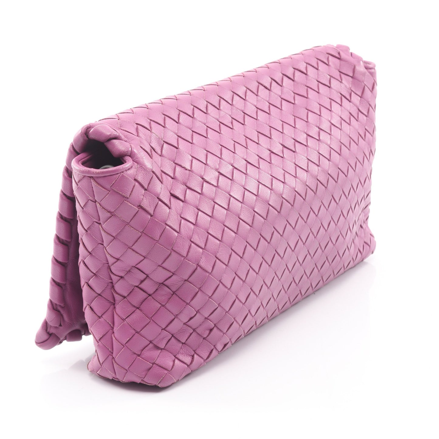 イントレチャート ショルダーバッグ ショルダーバッグ レザー パープル ボッテガヴェネタ バッグ BOTTEGA VENETA