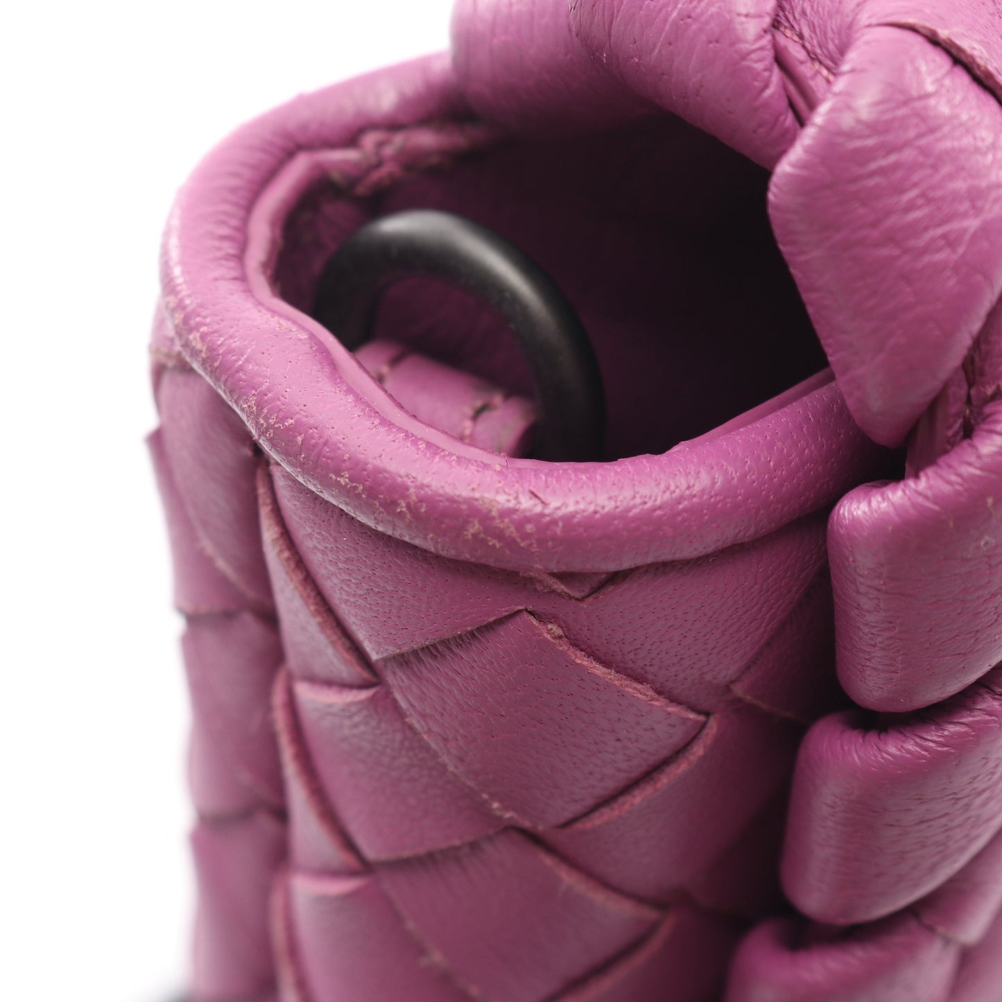イントレチャート ショルダーバッグ ショルダーバッグ レザー パープル ボッテガヴェネタ バッグ BOTTEGA VENETA