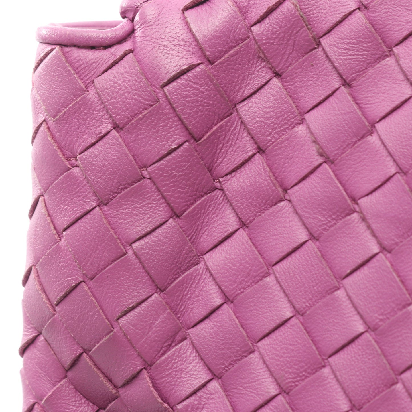 イントレチャート ショルダーバッグ ショルダーバッグ レザー パープル ボッテガヴェネタ バッグ BOTTEGA VENETA