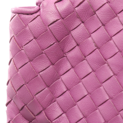 イントレチャート ショルダーバッグ ショルダーバッグ レザー パープル ボッテガヴェネタ バッグ BOTTEGA VENETA