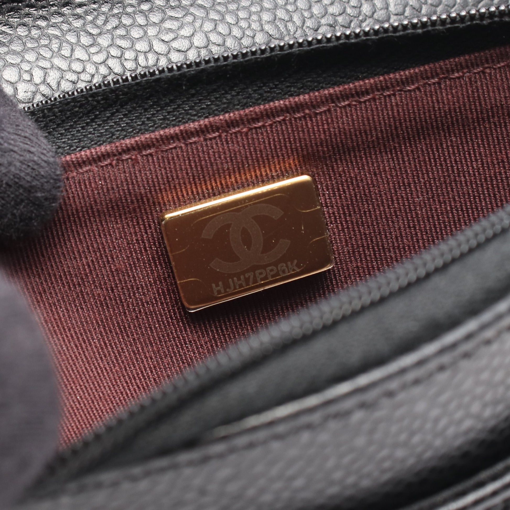 マトラッセ チェーンウォレット キャビアスキン ブラック ゴールド金具 シャネル バッグ CHANEL