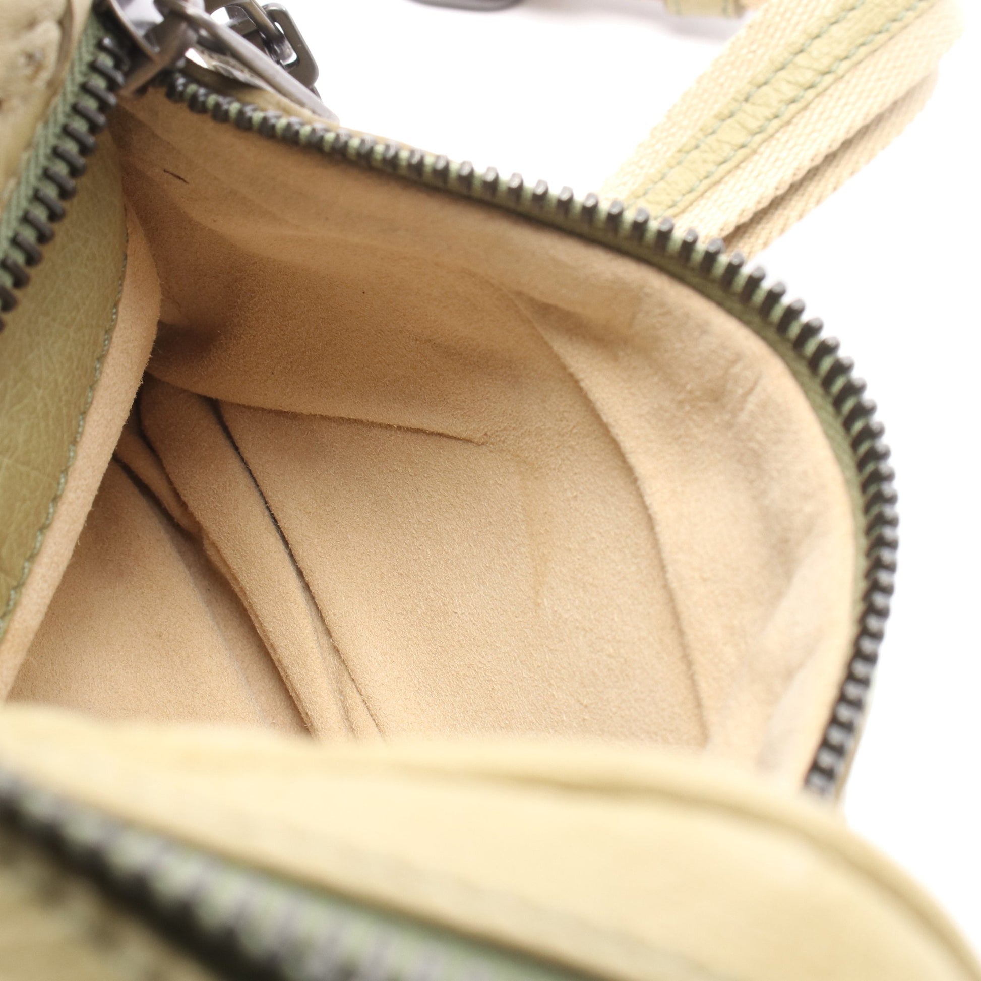 イントレチャート ショルダーバッグ レザー ライトグリーン ボッテガヴェネタ バッグ BOTTEGA VENETA