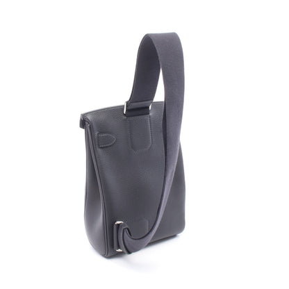 ケリーアッカドPM キャバン ボディバッグ トゴ ダークネイビー シルバー金具 W刻印 エルメス バッグ HERMES
