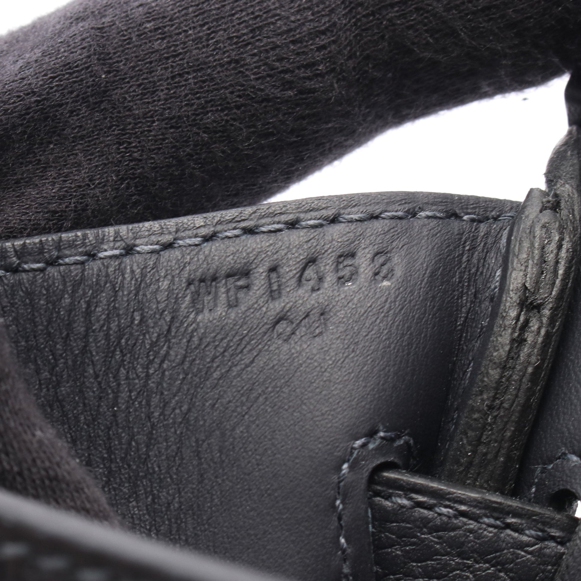 ケリーアッカドPM キャバン ボディバッグ トゴ ダークネイビー シルバー金具 W刻印 エルメス バッグ HERMES