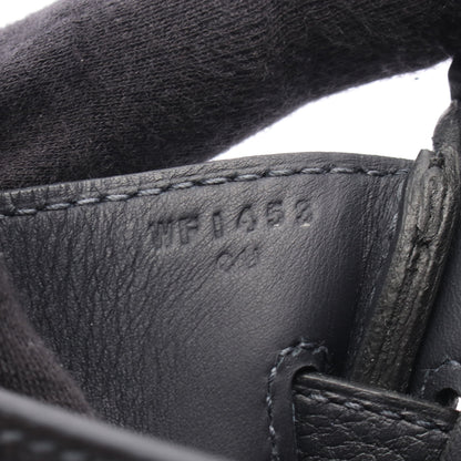 ケリーアッカドPM キャバン ボディバッグ トゴ ダークネイビー シルバー金具 W刻印 エルメス バッグ HERMES