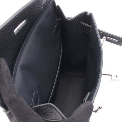 ケリーアッカドPM キャバン ボディバッグ トゴ ダークネイビー シルバー金具 W刻印 エルメス バッグ HERMES